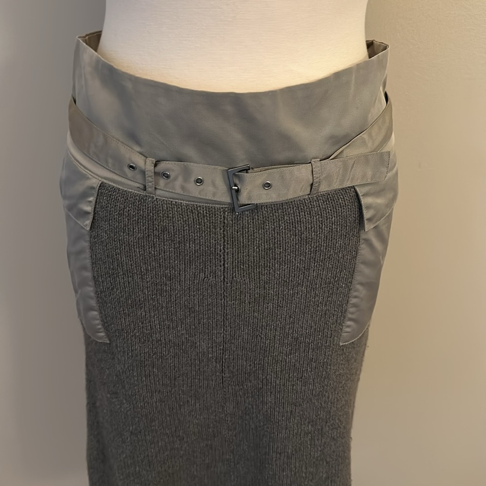 MaxMara knit skirt cashmere cotton blend M